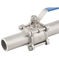 江蘇禾磊三片式加長焊接球閥